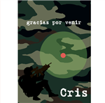Stickers rect. gdes. Soldaditos 16u Pers